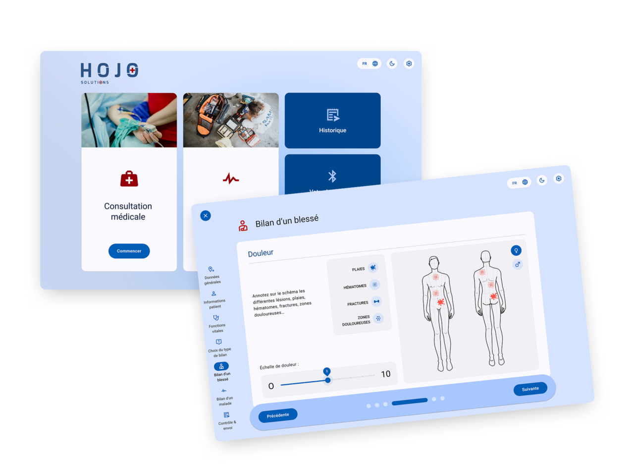 Ecran application aperçu